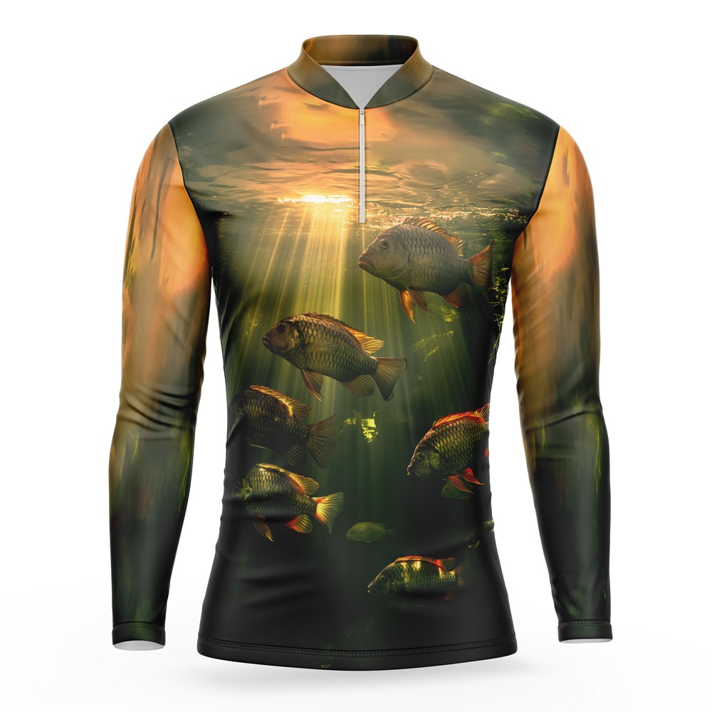 Fishing Shirts ( Chinese Collared Long Sleeve )