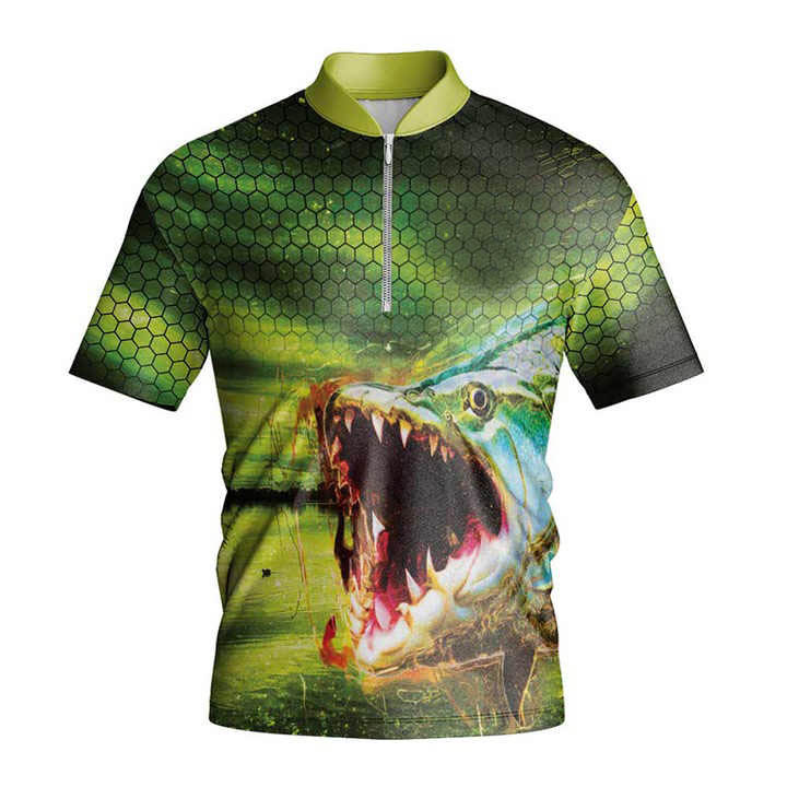 Fishing Shirts ( Chinese Collared Short Sleeve )