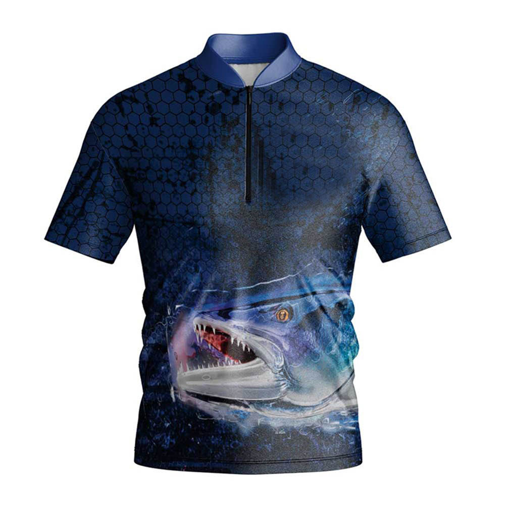 Fishing Shirts ( Chinese Collared Short Sleeve )