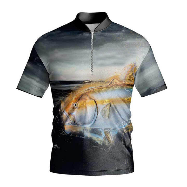 Fishing Shirts ( Chinese Collared Short Sleeve )